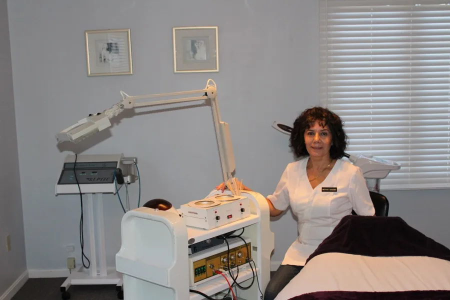 Mervat Youssef in the treatment room at Rêve Skincare
